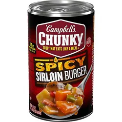 Campbell's Chunky Spicy Sirloin Burger Soup - 18.8 Oz