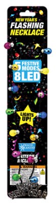 slide 1 of 1, Led New Years Eve Led Necklace 1 Count - Each, 1 ct