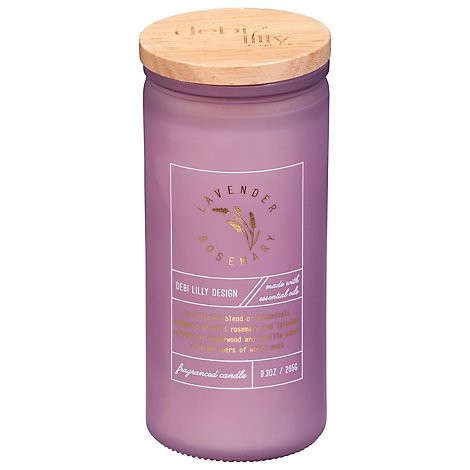 slide 1 of 1, Debi Lilly Wood Lid Candle Tall - EA, 1 ct