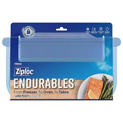 Ziploc Endurables Reusable Silicone Pouch Large - 0.5 Gallon