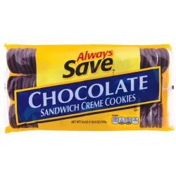 Always Save Chocolate Sandwich Creme Cookies