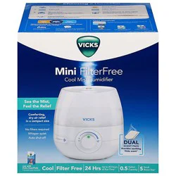 Vicks Half Gallon Ultrasonic Refresh Cool Mist Humidifier - Each