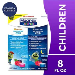 Mucinex Childrens Muliteri Symptom Day & Night Cold Relief Liquid - 8 Fz