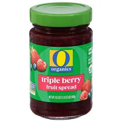 O Organics Triple Berry Fruit Spread - 16.5 Oz