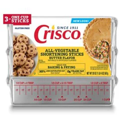Crisco Shortening Stks Btr Flvr - 20 Oz
