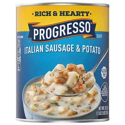 Progresso Rich And Hearty Italian Sausage Potato Soup - 18.5 Oz