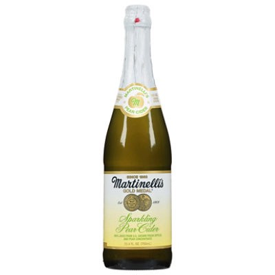 slide 1 of 1, Martinelli's Sparkling Pear Cider - Each, 25.4 fl oz