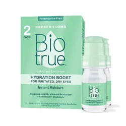 Biotrue Hydration Boost Lubricant Eye Drops Multipack - 2-0.33 Fl. Oz.