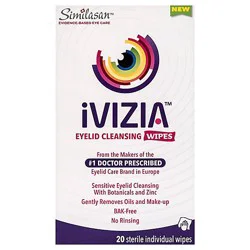 Ivizia Eyelid Cleansing Wipes 20 Ct - 20 Ct