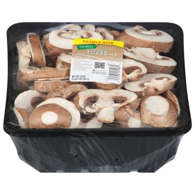 slide 1 of 1, Signature Select/farms Baby Bella Mushrooms Sliced - 20 Oz, 20 oz