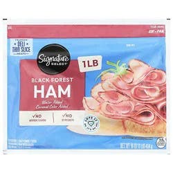 Signature Select Black Forest Ham Sliced - 16 Oz