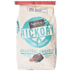 Signature Select Hickory Charcoal Briquets - 14.6 Lb