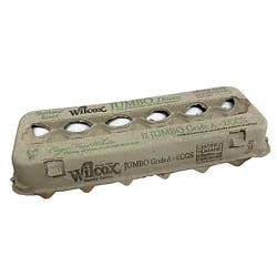 Wilcox Eggs Cage Free Jumbo White - 12 Ct