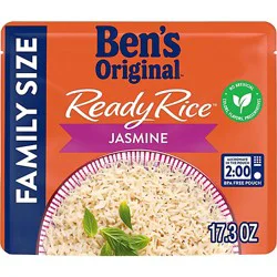 Ben's Original Ready Jasmine Rice Family Size Pouch - 17.3 Oz