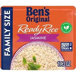 Ben's Original Ready Jasmine Rice Family Size Pouch - 17.3 Oz