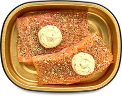 Readymeals Salmon Lemon Pepper With Garlic Ready2cook - 1 Lb