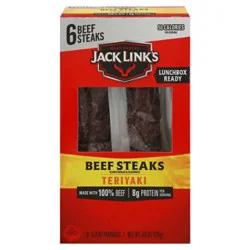 Jack Links Beef Teriyaki Steaks - 4.8 Oz