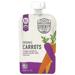 Serenity Kids Carrot Orange Purple & Yellow With Olive Oil Pouch - 3.5 Oz