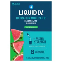 Liquid I.v. Hydration Multiplier Watermelon Electrolyte Powder Drink Mix - 15 Count