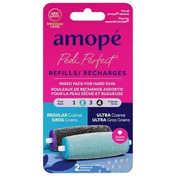 Amope Pp Foot File Dc Mixed Refills 12/2 Ct - 2 Ct