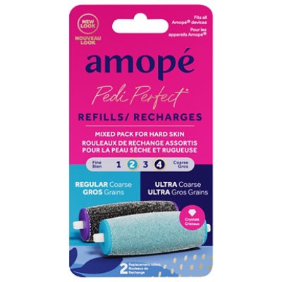 slide 1 of 1, Amope Pp Foot File Dc Mixed Refills 12/2 Ct - 2 Ct, 2 ct