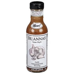 Briannas Dressing Garlic Vinaigrette - 12 Oz