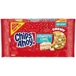 Chips Ahoy! Chewy Confetti Cake Cookies With Rainbow Sprinkles Family Size - 14.38 Oz