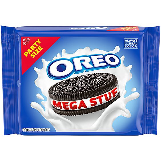 slide 1 of 3, Oreo Mega Stuff Cookies - 25.35 Oz, 25.35 oz