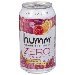 Humm Kombucha Raspberry Lemonade - 12 Fz