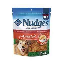 Blue Buffalo Nudges Homestyle Natural Dog Treats Made With Real Chicken - 10 Oz