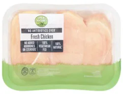 Open Nature Boneless Skinless Thin Sliced Chicken Breast - 2 Lb