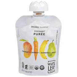 White Leaf Provisions Mango Carrot Banana Baby Food - 3.17 Oz