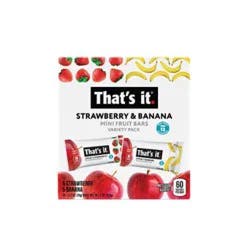 That's It Strawberry And Banana Mini Fruit Bars - 6 Oz