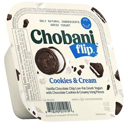 Chobani Flip Cookies & Cream Greek Yogurt - 4.5 Oz