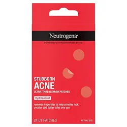 Neutrogena Stubborn Acne Hydrocolloid Blemish Patches - 24 Count