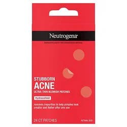 Neutrogena Stubborn Acne Hydrocolloid Blemish Patches - 24 Count