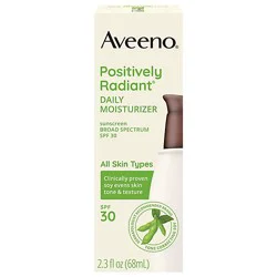 Aveeno Postively Radiant Daily Moisturizer With Spf 30 - 2.3 Fl. Oz.
