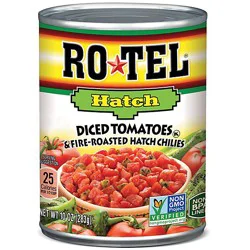 Rotel Diced Tomatoes & Fire Roasted Hatch Chilies - 10 Oz