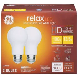 G.e Refresh Dl 13w-100w A21 - 2 Count