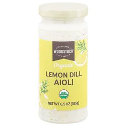 Woodstock Organic Lemon Dill Aioli - 6.5 Oz