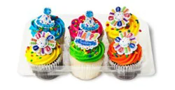 Assorted Frozen Cupcakes - 6 Count