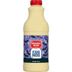 Meadow Gold Eggnog Regular Quart Plastic Bottle - 1 Quart