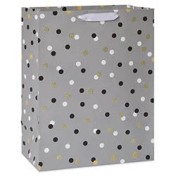 American Greetings Glitter Polka Dots Large Gift Bag - Each