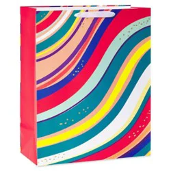 American Greetings Multicolored Stripes Extra Large Gift Bag - Each