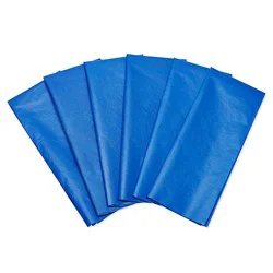 American Greetings Royal Blue Tissue Paper 6 Sheets - Each
