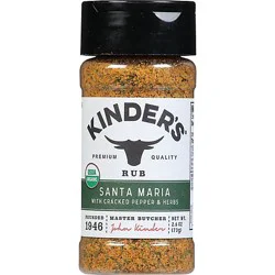 Kinder's Organic Santa Maria Seasoning - 2.6 Oz