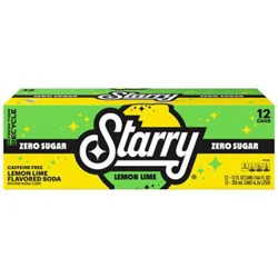 Starry Lemon Lime Zero Sugar - 12-12 Fz