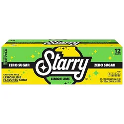 Starry Lemon Lime Zero Sugar - 12-12 Fz