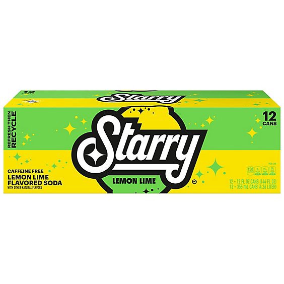 slide 1 of 1, Starry Lemon Lime - 12-12 Fz, 144 fl oz