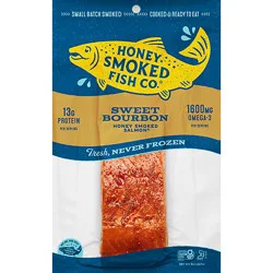 Honey Smoked Fish Salmon Sweet Bourbon - 8 Oz